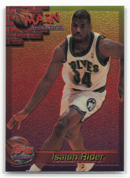 1993-94 Finest #16 Isaiah Rider Main Attraction