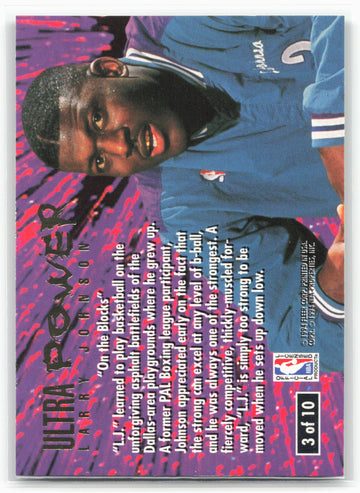 1994-95 Ultra #3 Larry Johnson Ultra Power
