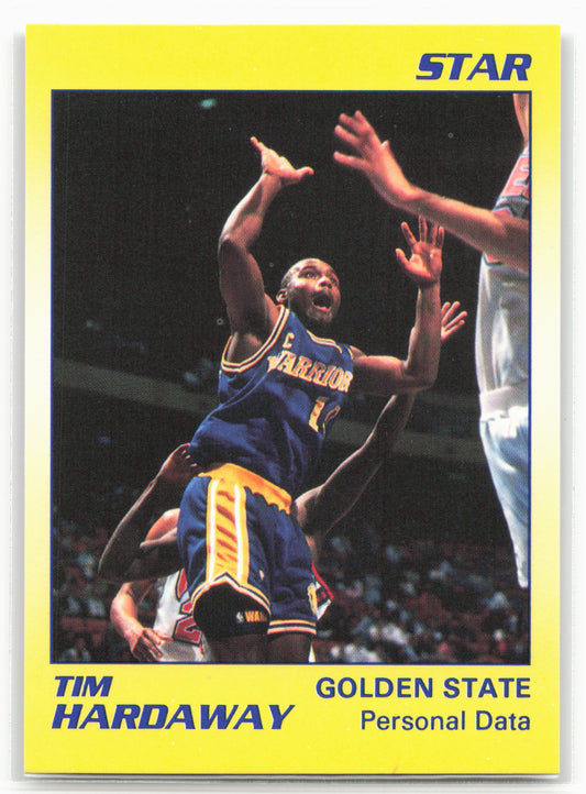 1990-91 Star Tim Hardaway #10 Tim Hardaway - Personal Data