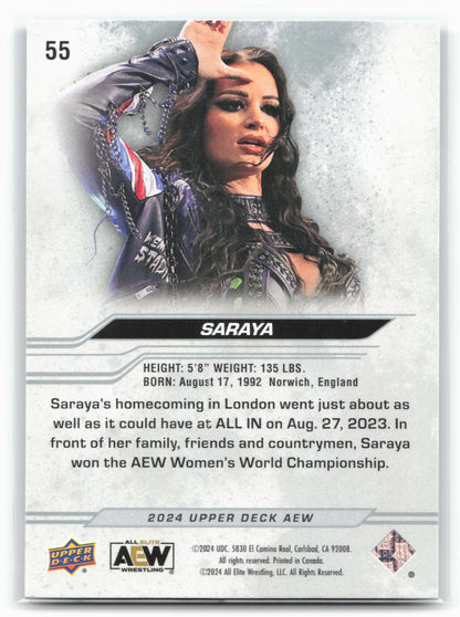 2024 Upper Deck AEW #55 Saraya