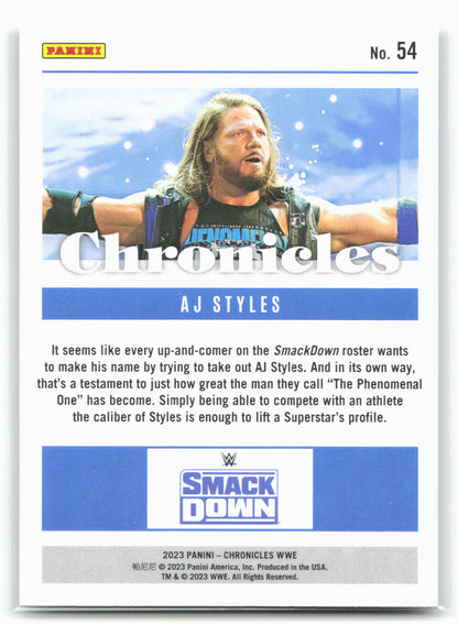 2023 Panini Chronicles WWE #54 AJ Styles 26938