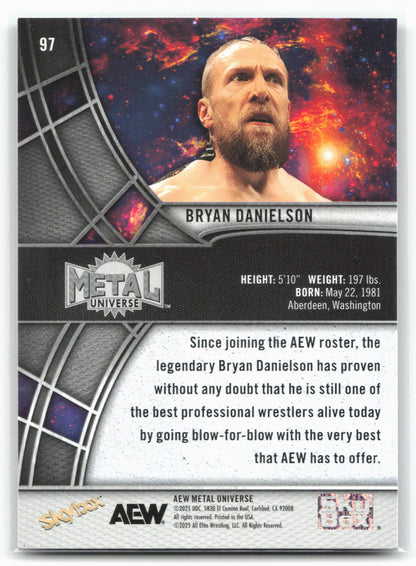 2025 SkyBox Metal Universe AEW #97 Bryan Danielson