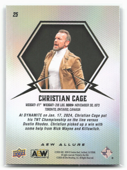 2024 Upper Deck Allure AEW #25 Christian Cage