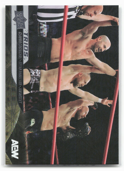 2025 Upper Deck AEW #81 Jon Moxley / Claudio Castagnoli / Bryan Danielson Pyro