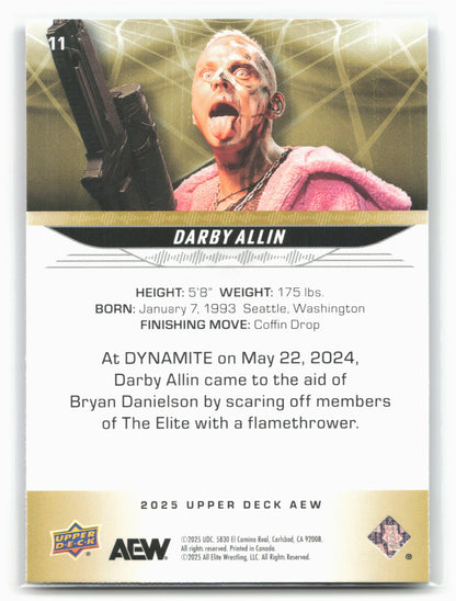2025 Upper Deck AEW #11 Darby Allin