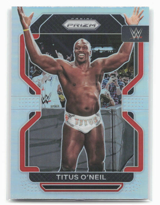 2022 Panini Prizm WWE #183 Titus O'Neil Silver