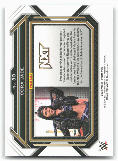 2023 Panini Prizm WWE #30 Cora Jade