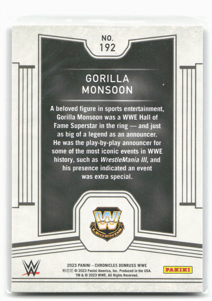 2023 Panini Chronicles WWE #192 Gorilla Monsoon