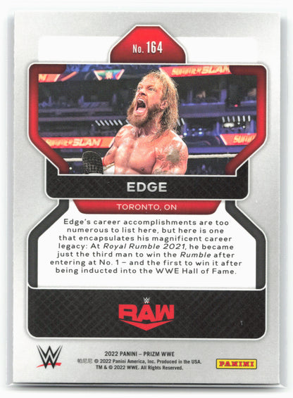 2022 Panini Prizm WWE #164 Edge
