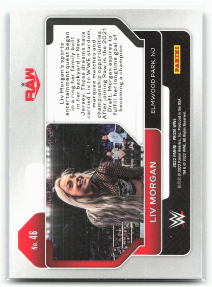 2022 Panini Prizm WWE #46 Liv Morgan