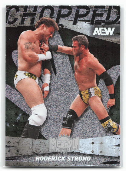 2025 SkyBox Metal Universe AEW #CP-17 Roderick Strong Chopped