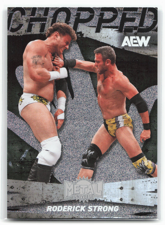 2025 SkyBox Metal Universe AEW #CP-17 Roderick Strong Chopped