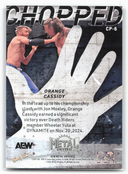 2025 SkyBox Metal Universe AEW #CP-6 Orange Cassidy Chopped