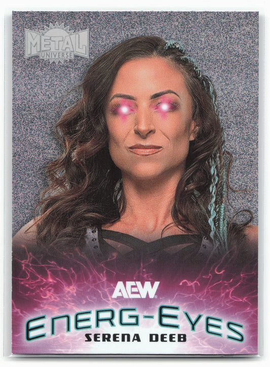 2025 SkyBox Metal Universe AEW #EG-20 Serena Deeb Energ-Eyes