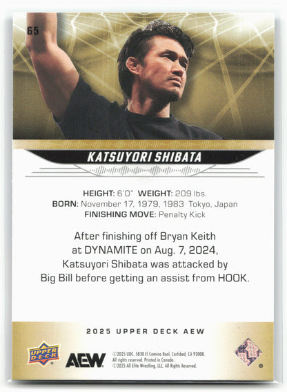 2025 Upper Deck AEW #65 Katsuyori Shibata