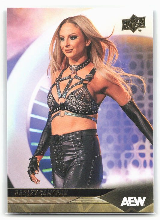 2025 Upper Deck AEW #70 Harley Cameron Gold