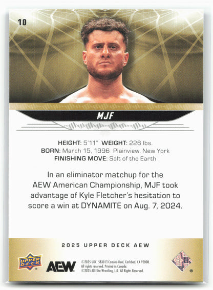 2025 Upper Deck AEW #10 MJF
