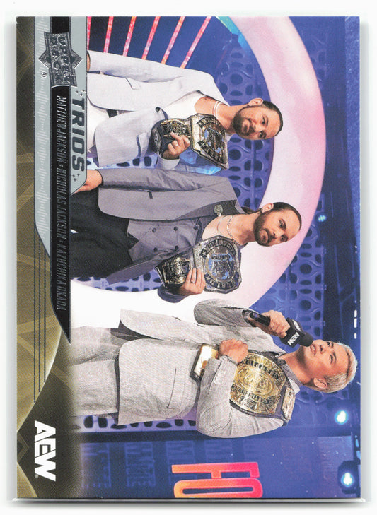 2025 Upper Deck AEW #76 Kazuchika Okada / Matthew Jackson / Nicholas Jackson