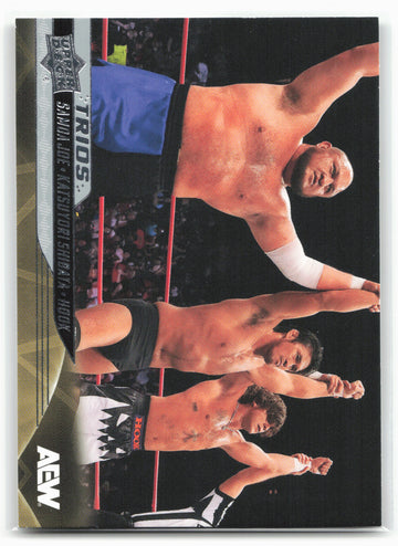 
2025 Upper Deck AEW #87 Samoa Joe / Hook / Katsuyori Shibata