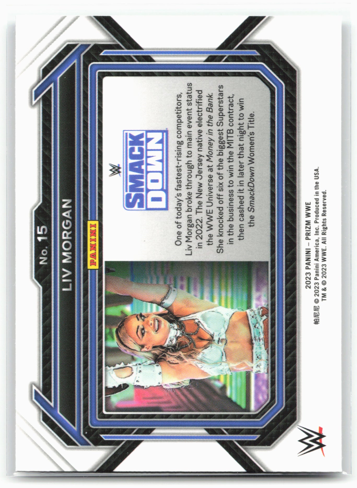 2023 Panini Prizm WWE #15 Liv Morgan