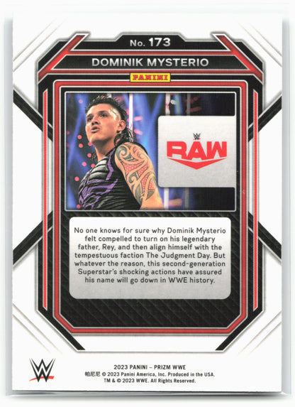 2023 Panini Prizm WWE #173 Dominik Mysterio