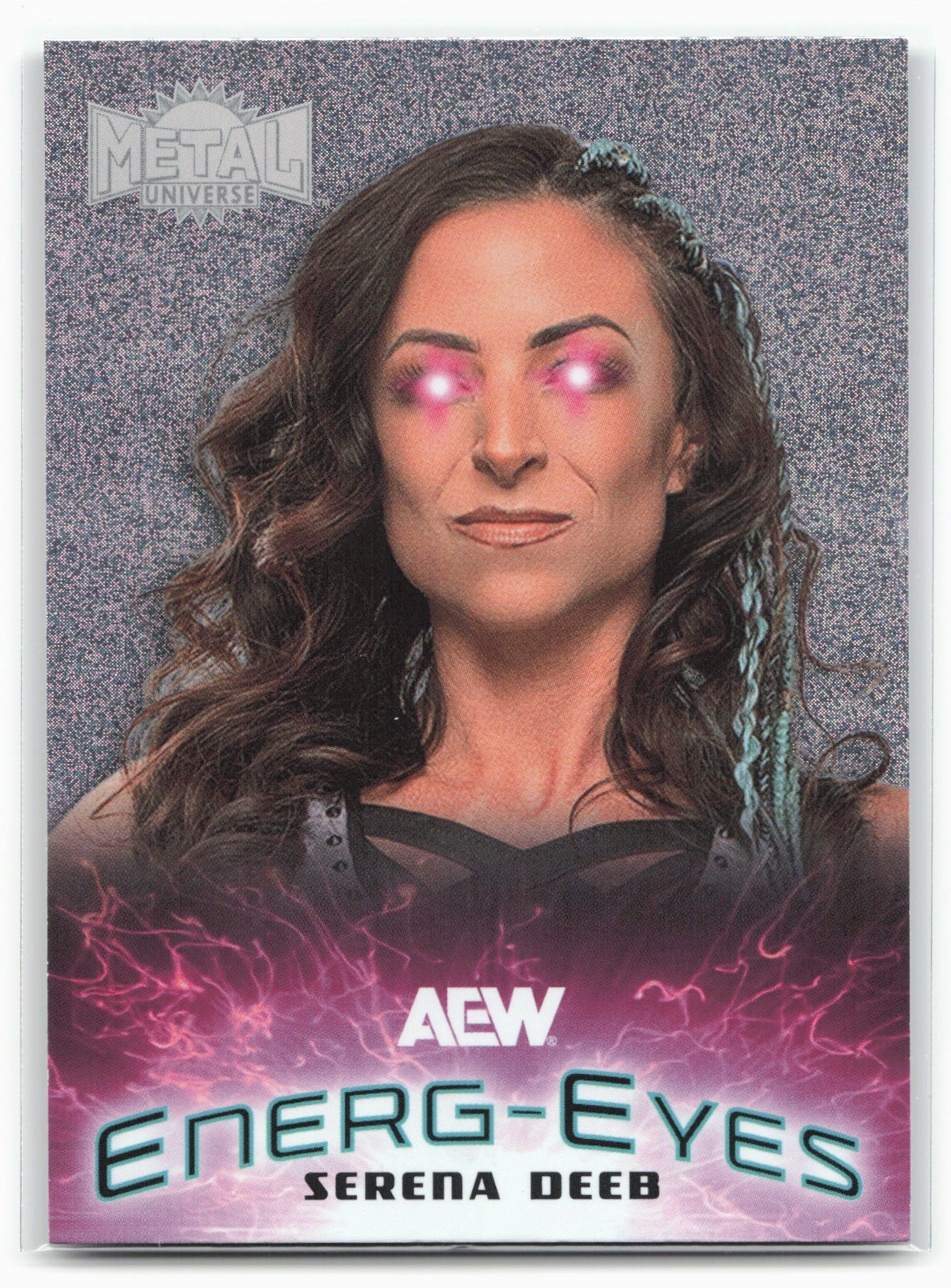 2025 SkyBox Metal Universe AEW #EG-20 Serena Deeb Energ-Eyes 27015