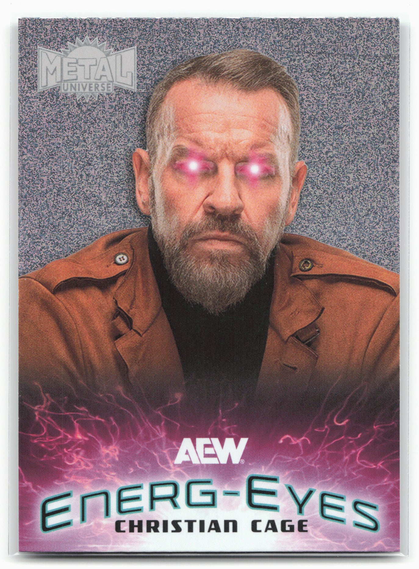 2025 SkyBox Metal Universe AEW #EG-15 Christian Cage Energ-Eyes