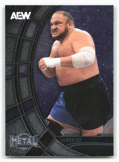 2025 SkyBox Metal Universe AEW #60 Samoa Joe