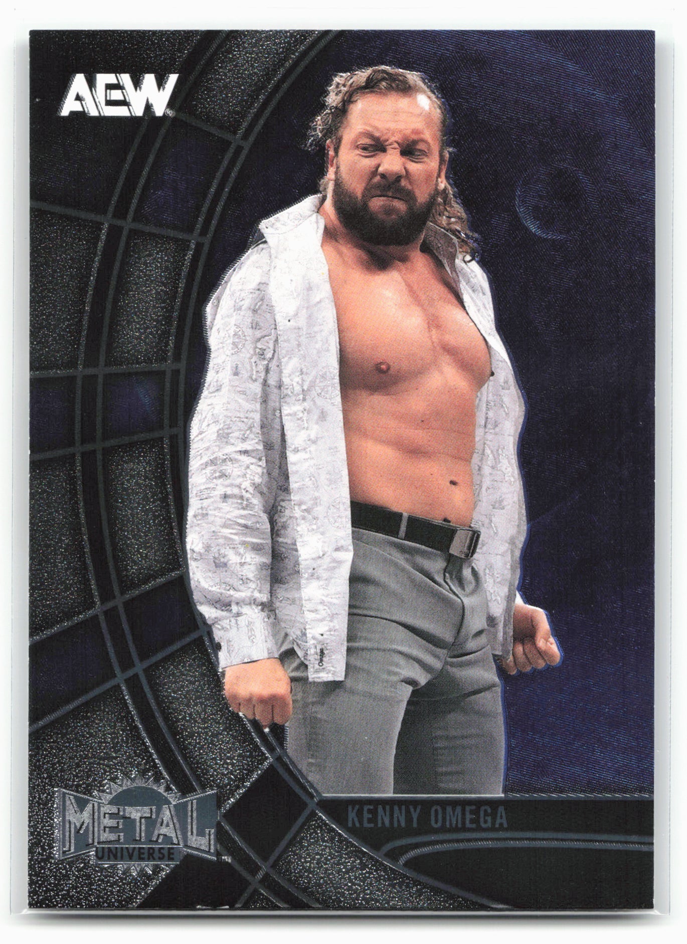 2025 SkyBox Metal Universe AEW #81 Kenny Omega