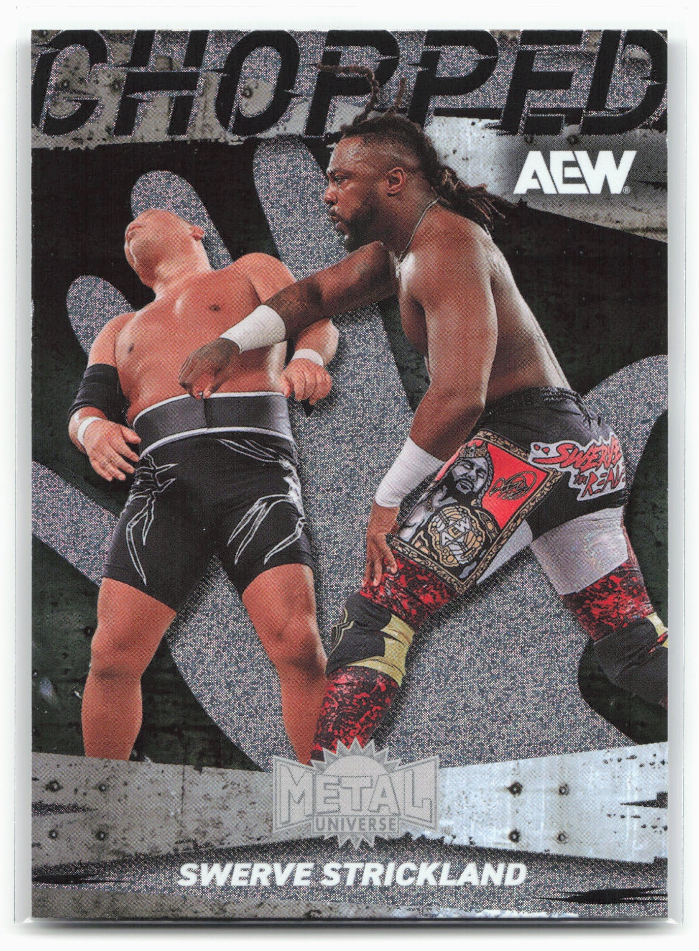 2025 SkyBox Metal Universe AEW #CP-9 Swerve Strickland Chopped 27021