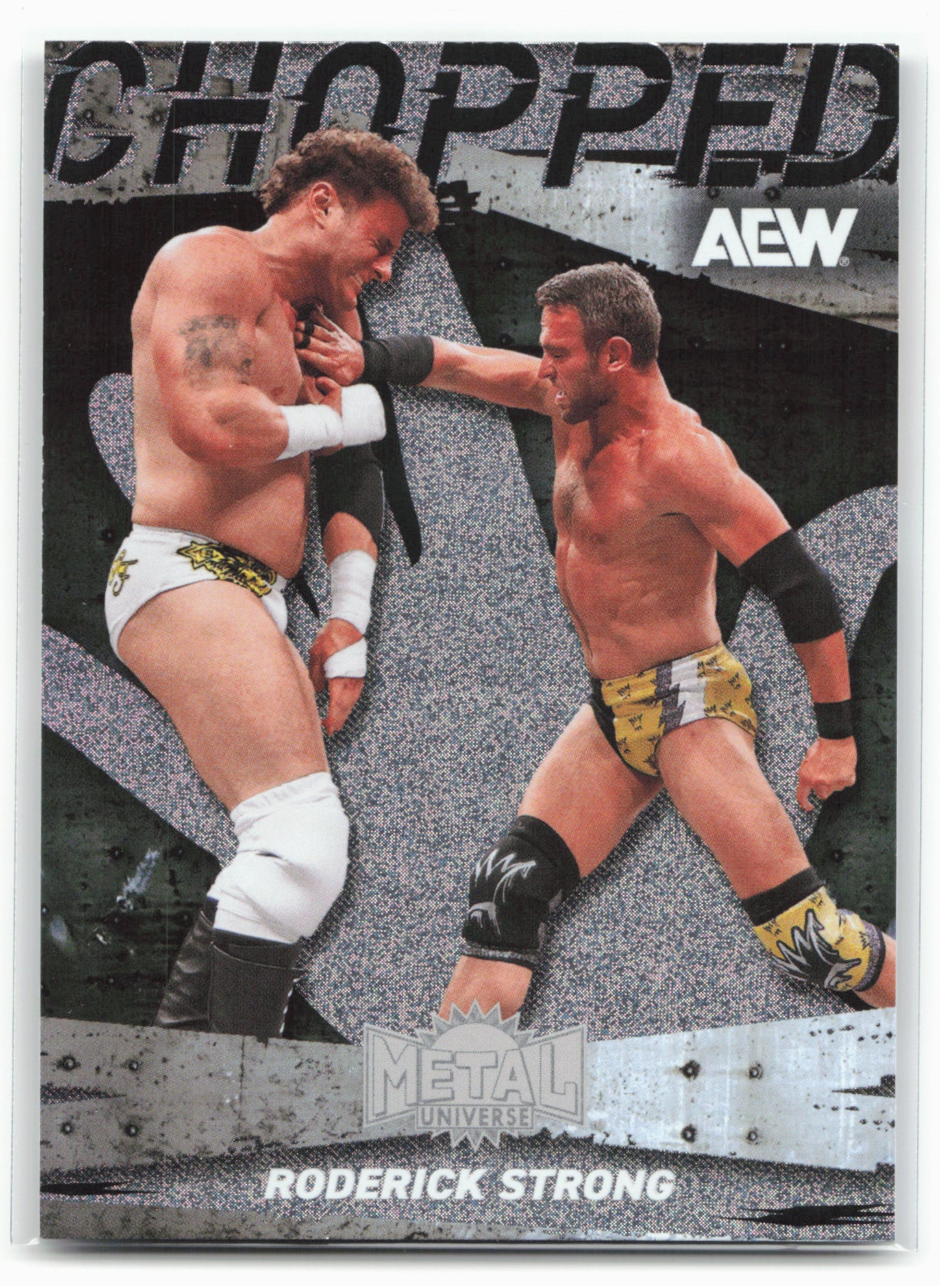 2025 SkyBox Metal Universe AEW #CP-17 Roderick Strong Chopped 27023
