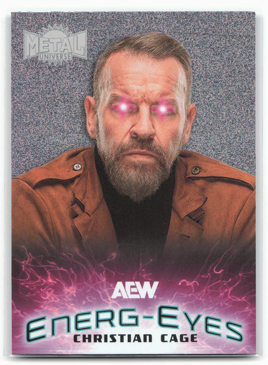 2025 SkyBox Metal Universe AEW #EG-15 Christian Cage Energ-Eyes 27026