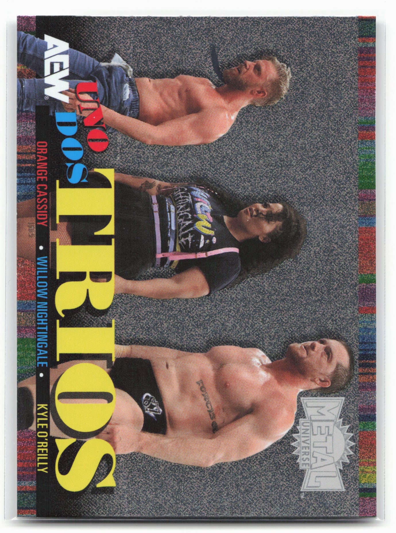 2025 SkyBox Metal Universe AEW #UDT-22 Cassidy /Nightingale /O'Reilly Dos Trios