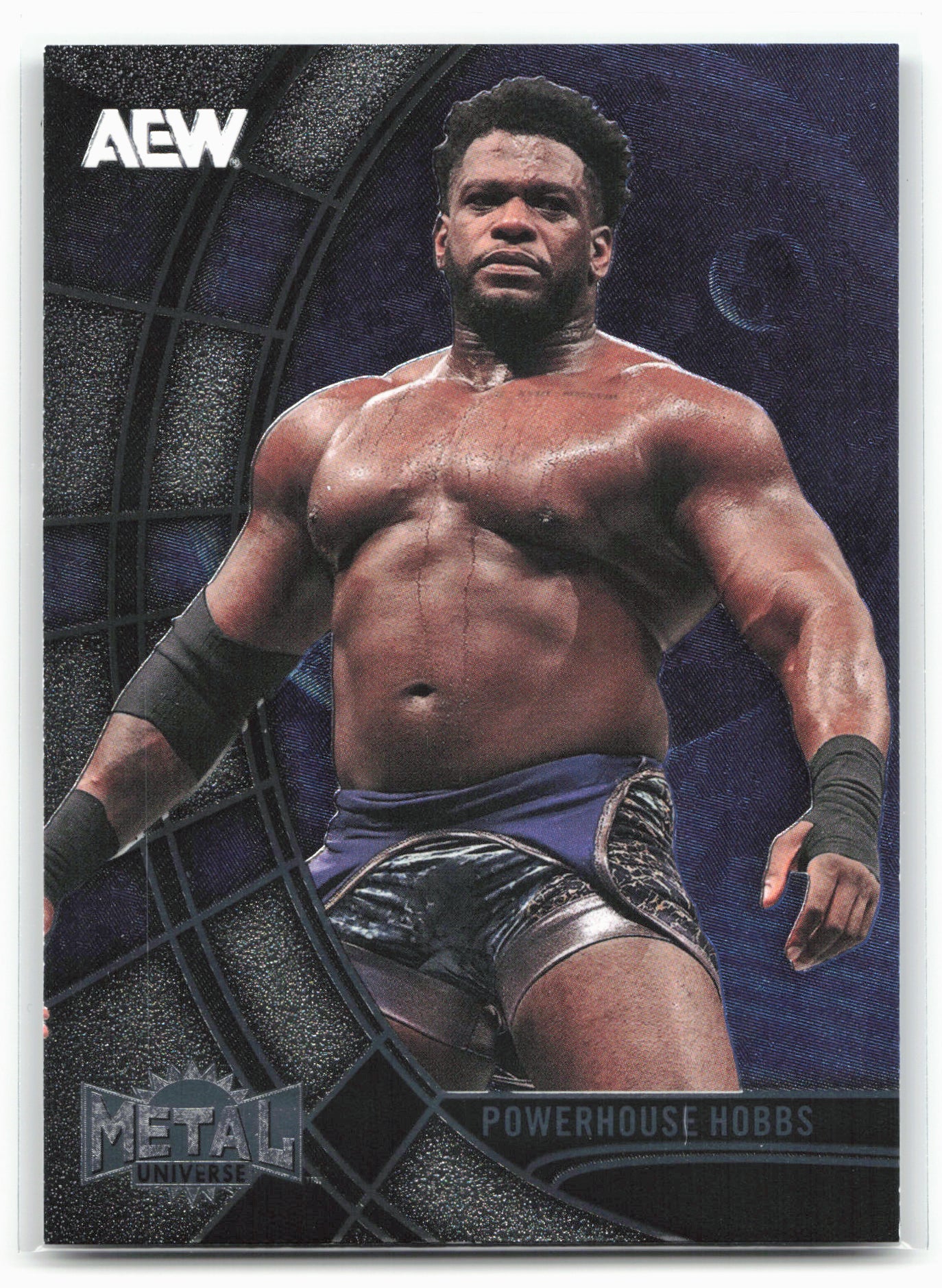 2025 SkyBox Metal Universe AEW #62 Powerhouse Hobbs