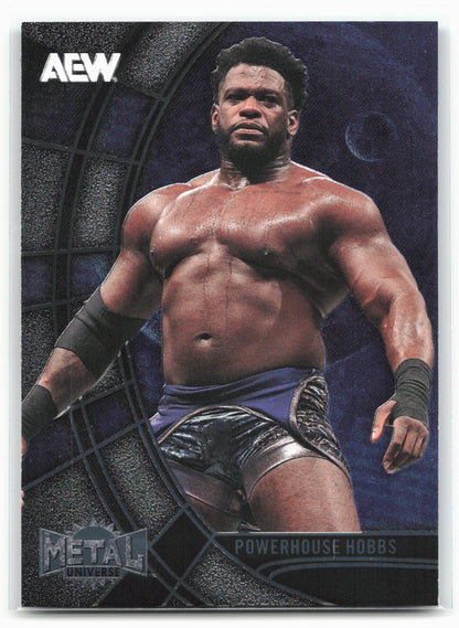 2025 SkyBox Metal Universe AEW #62 Powerhouse Hobbs