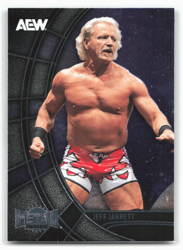 
2025 SkyBox Metal Universe AEW #46 Jeff Jarrett
