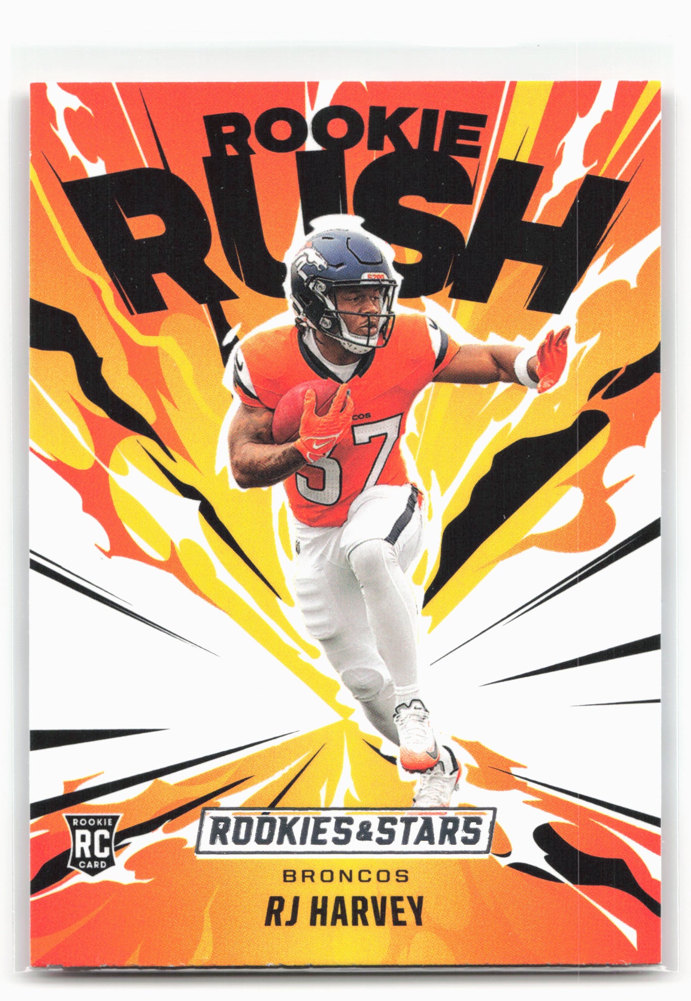 2025 Panini Rookies & Stars #15 RJ Harvey Rookie Rush