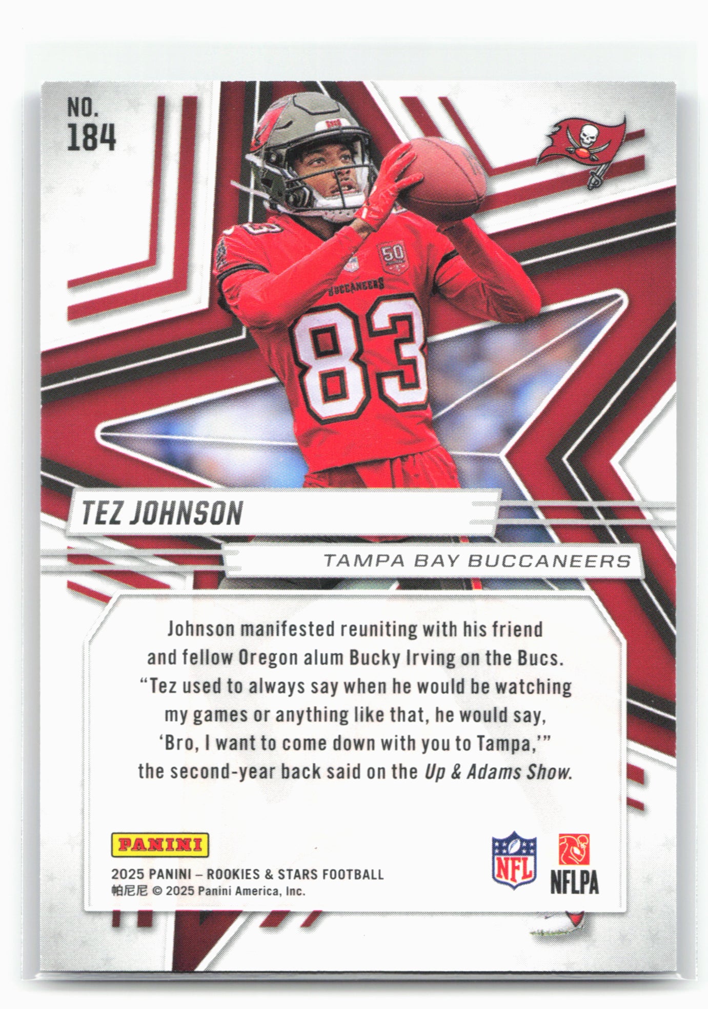 2025 Panini Rookies & Stars #184 Tez Johnson True Blue #/149