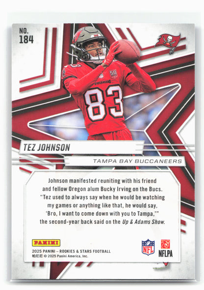 2025 Panini Rookies & Stars #184 Tez Johnson True Blue #/149