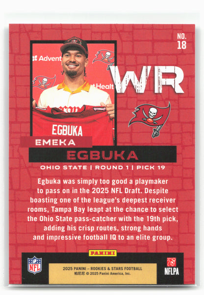 2025 Panini Rookies & Stars #18 Emeka Egbuka Draft Class