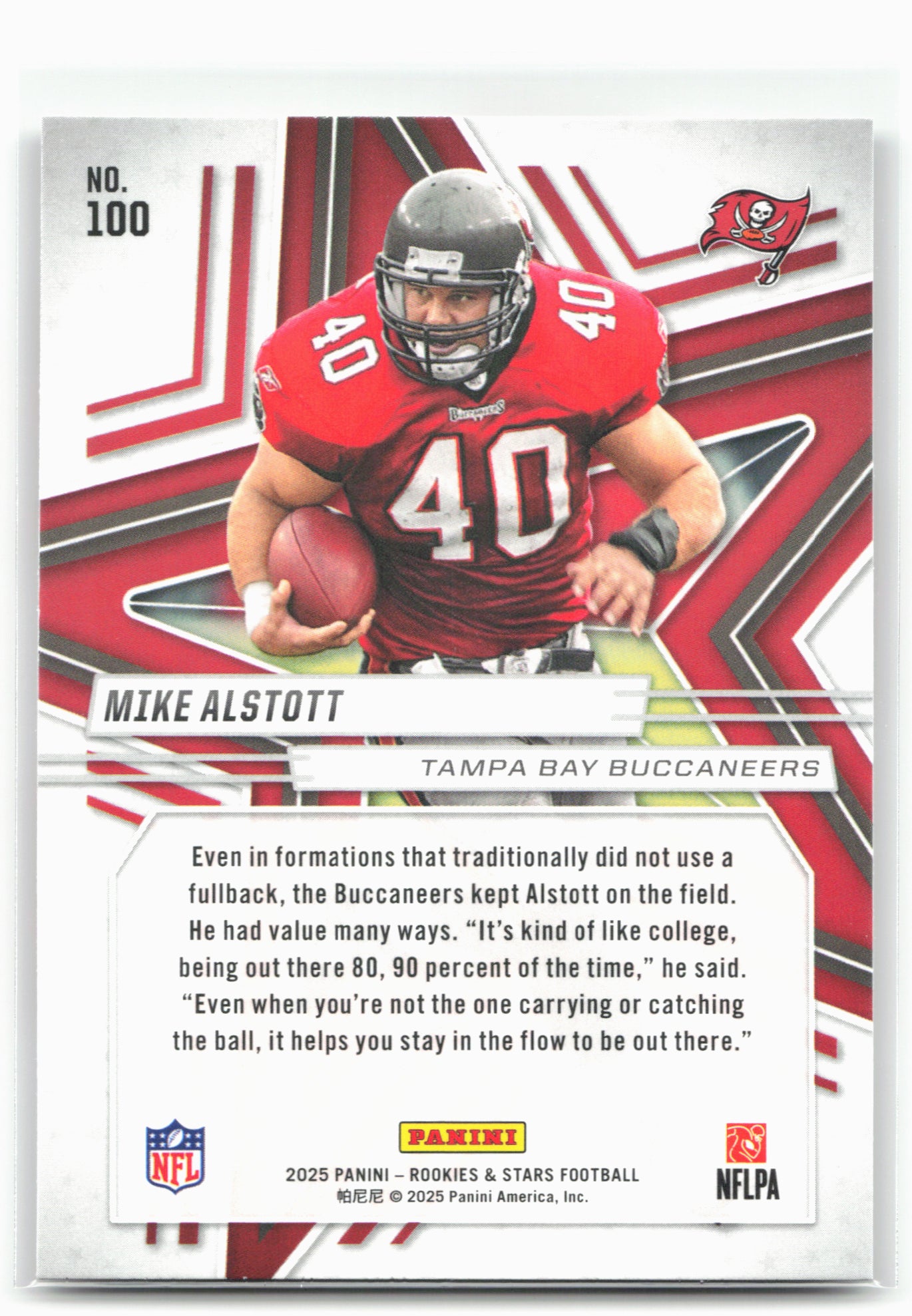 2025 Panini Rookies & Stars #100 Mike Alstott