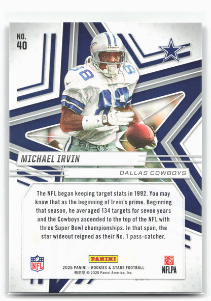 2025 Panini Rookies & Stars #40 Michael Irvin
