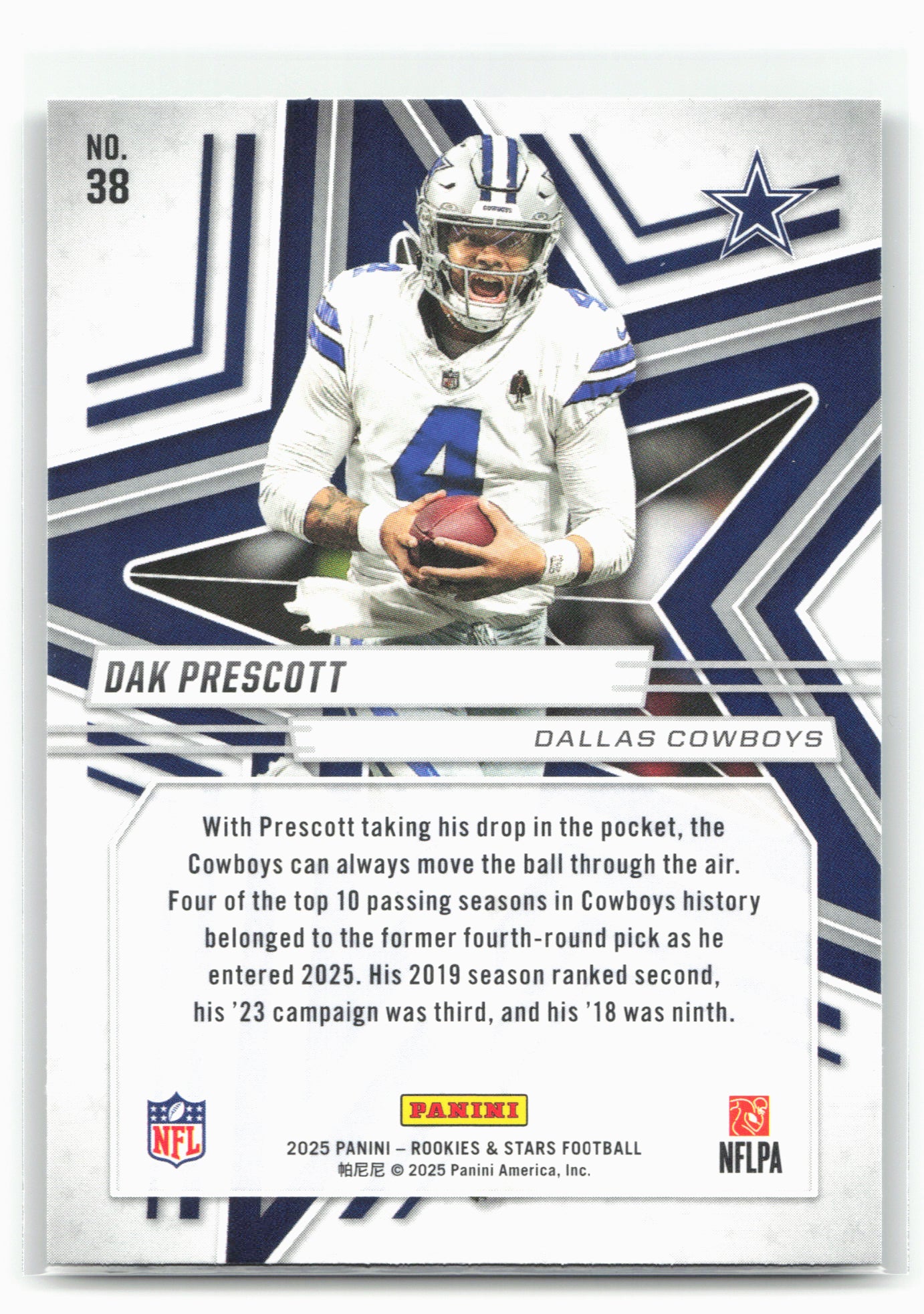2025 Panini Rookies & Stars #38 Dak Prescott Green