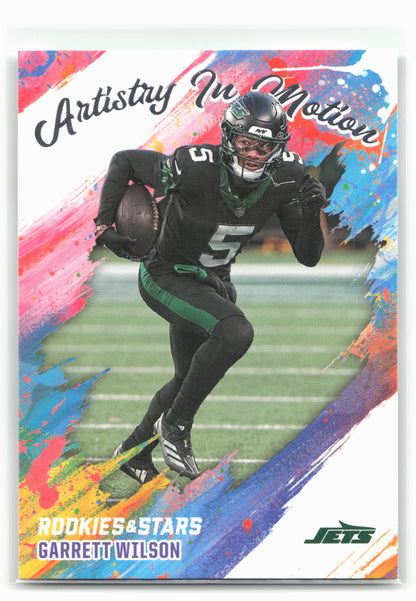 2025 Panini Rookies & Stars #17 Garrett Wilson Artistry in Motion
