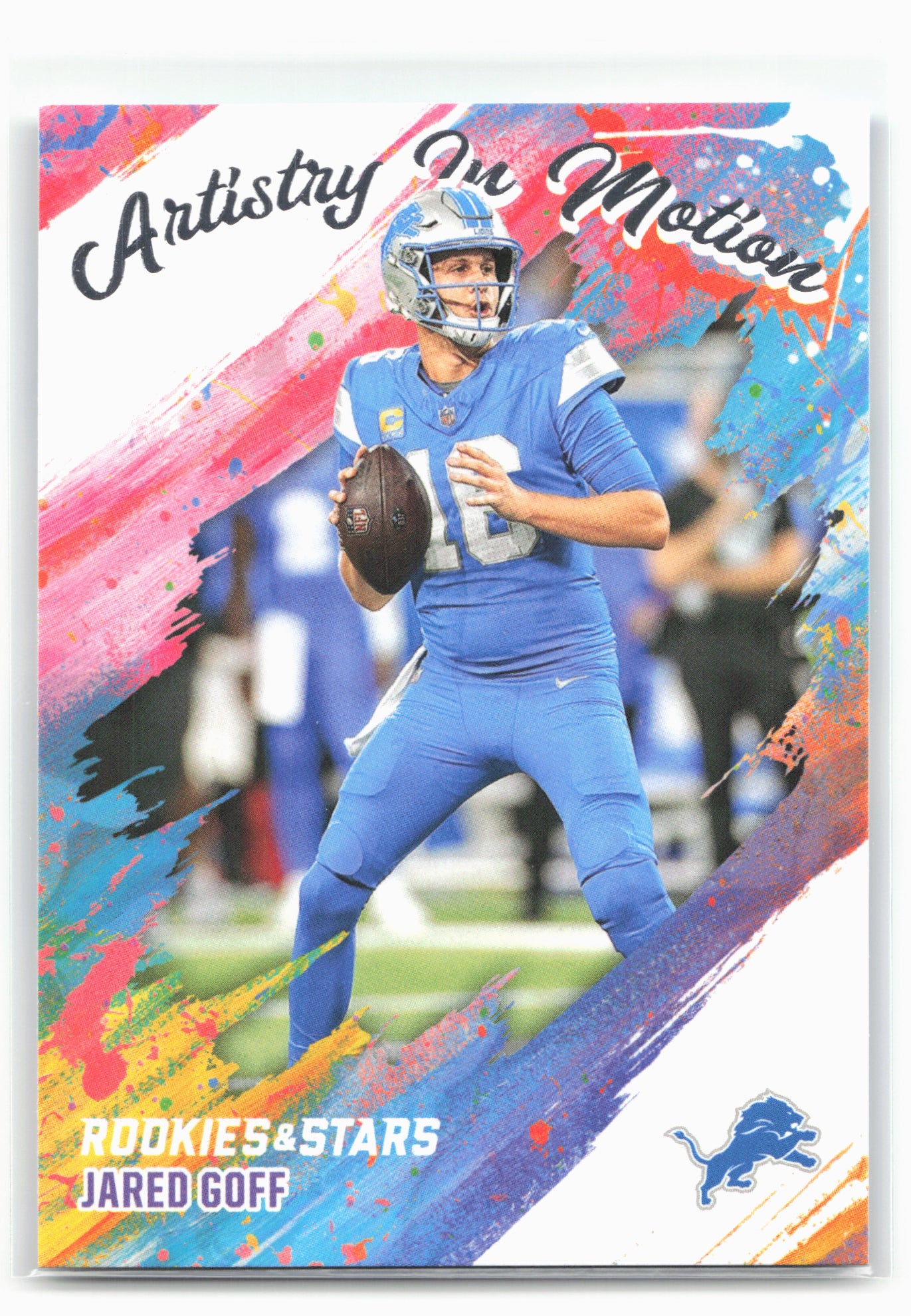 2025 Panini Rookies & Stars #6 Jared Goff Artistry in Motion