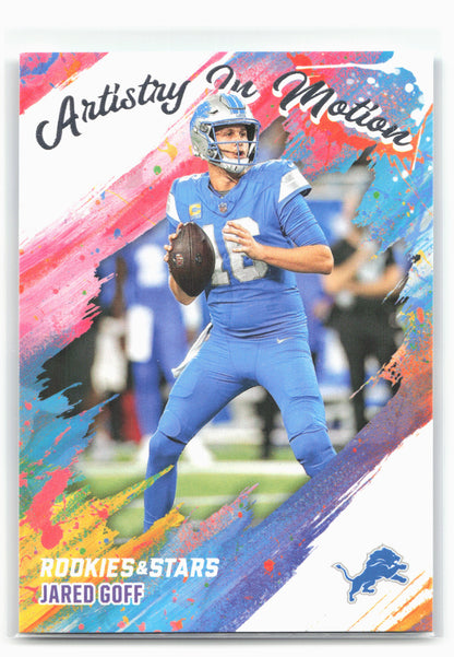 2025 Panini Rookies & Stars #6 Jared Goff Artistry in Motion
