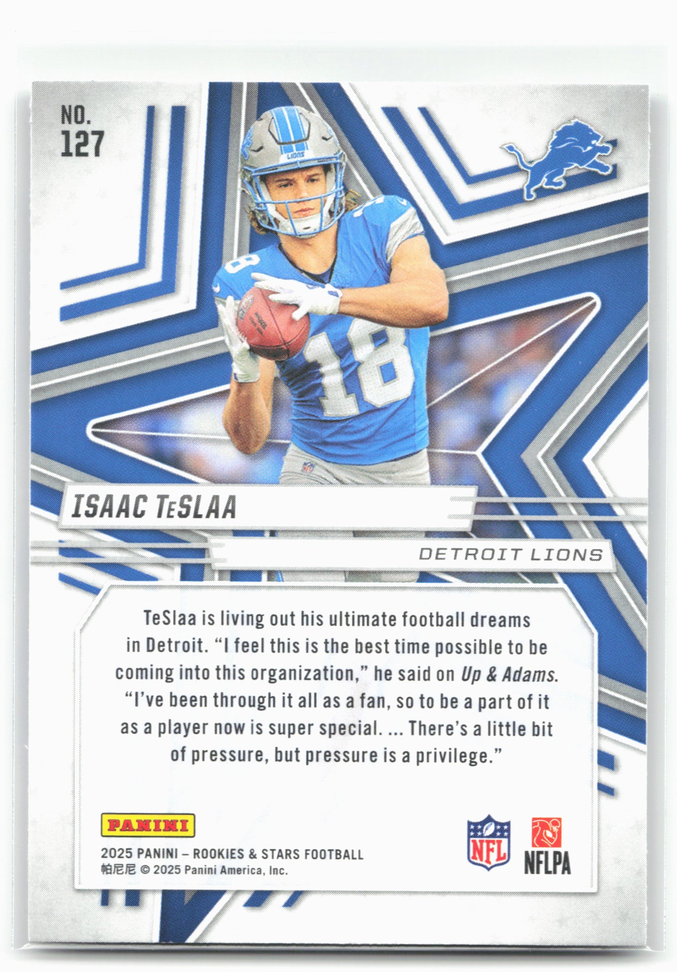 2025 Panini Rookies & Stars #127 Isaac TeSlaa