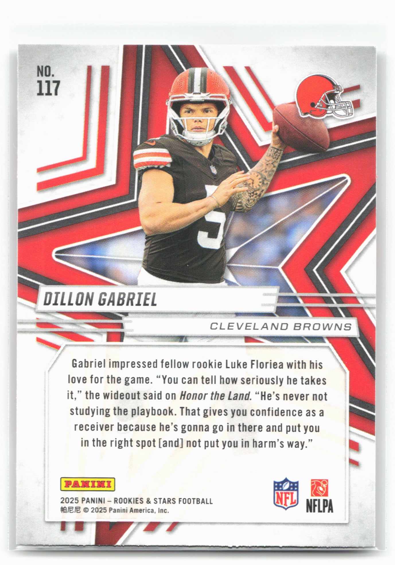 2025 Panini Rookies & Stars #117 Dillon Gabriel