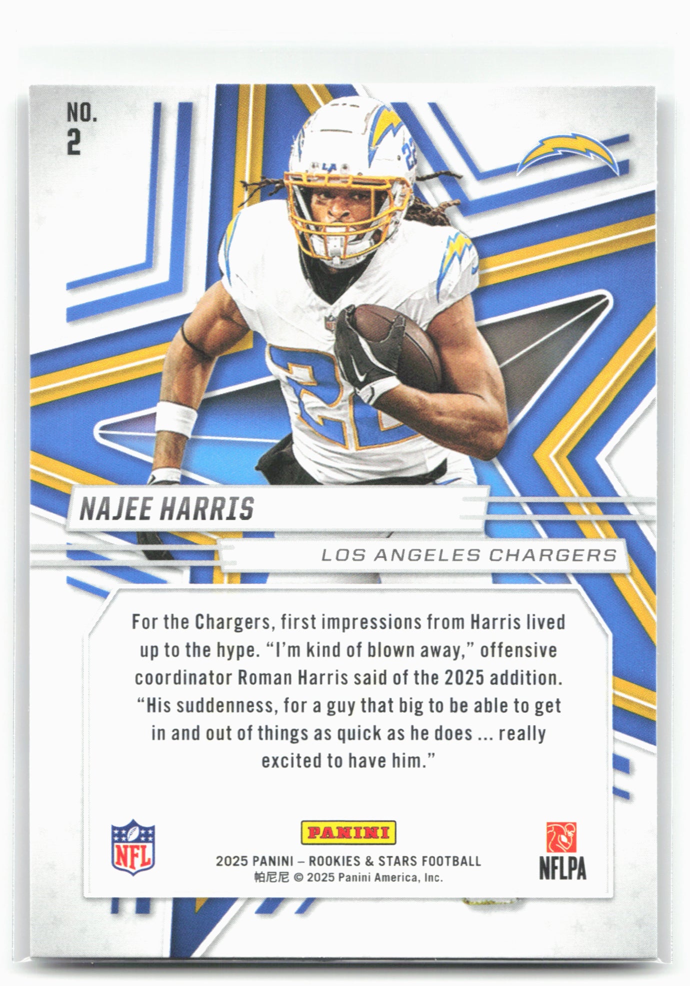 2025 Panini Rookies & Stars #2 Najee Harris