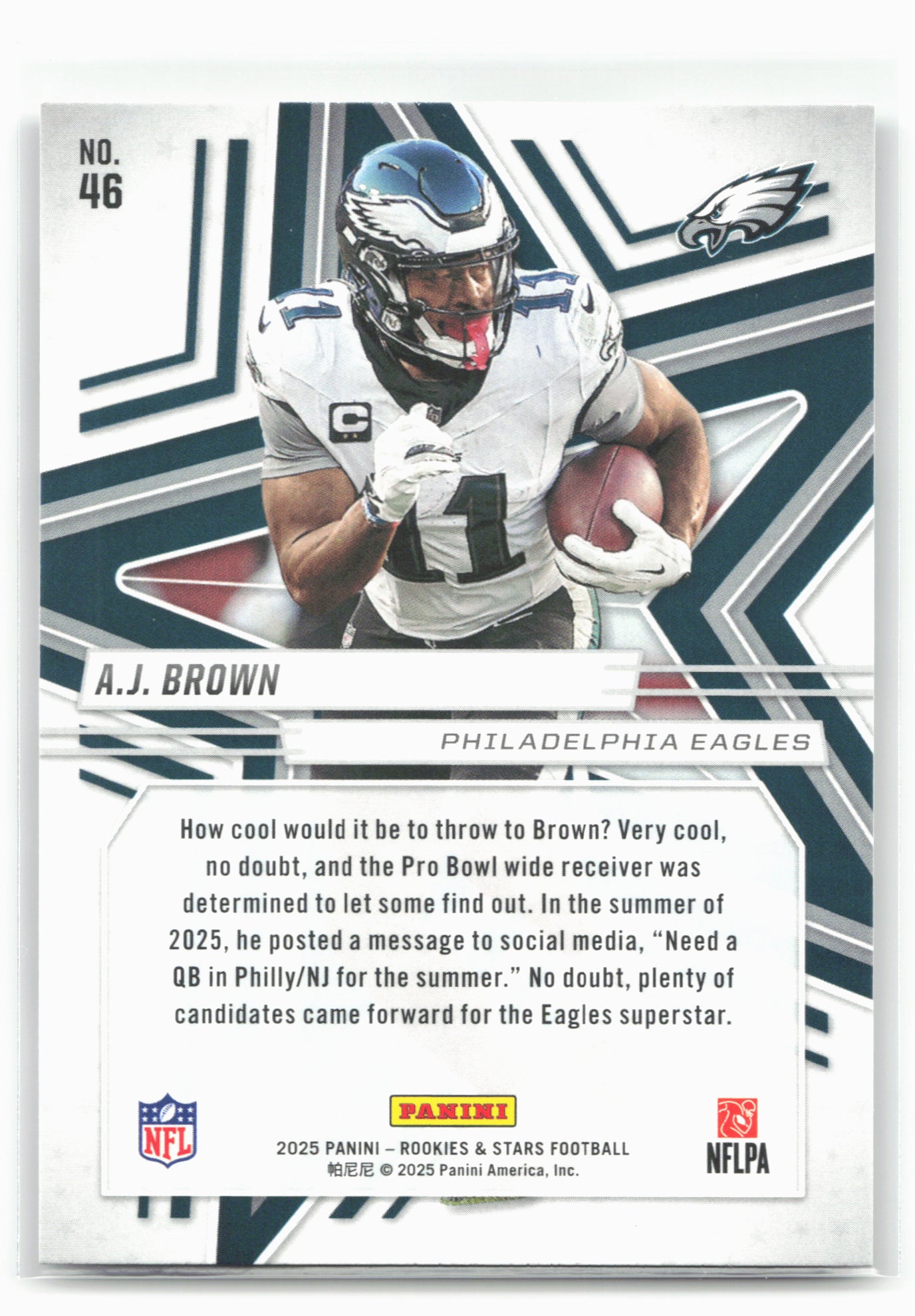 2025 Panini Rookies & Stars #46 A.J. Brown